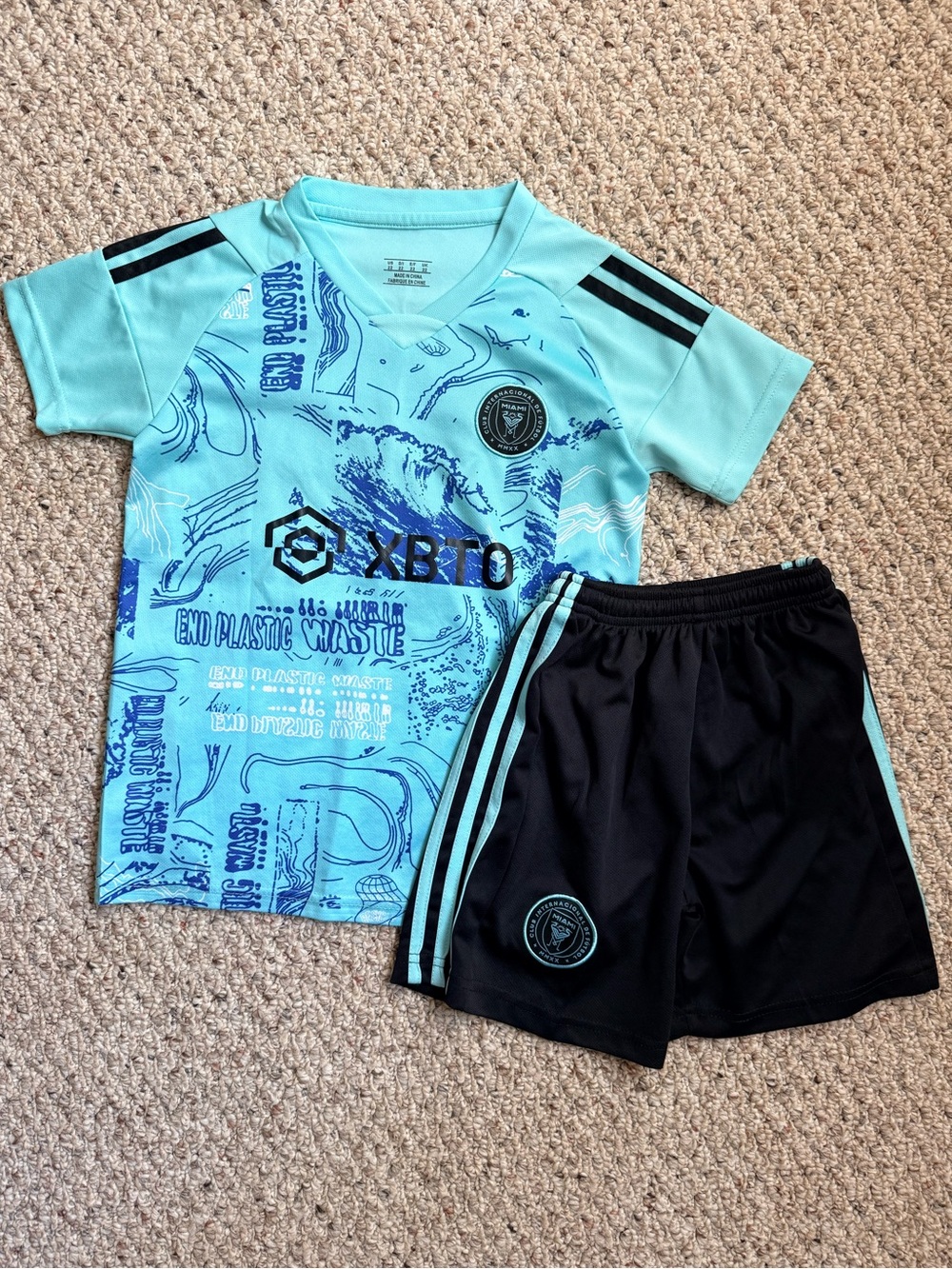 Inter Miami Messi Cf Tiro Ocean Youth Soccer Kit - 22
